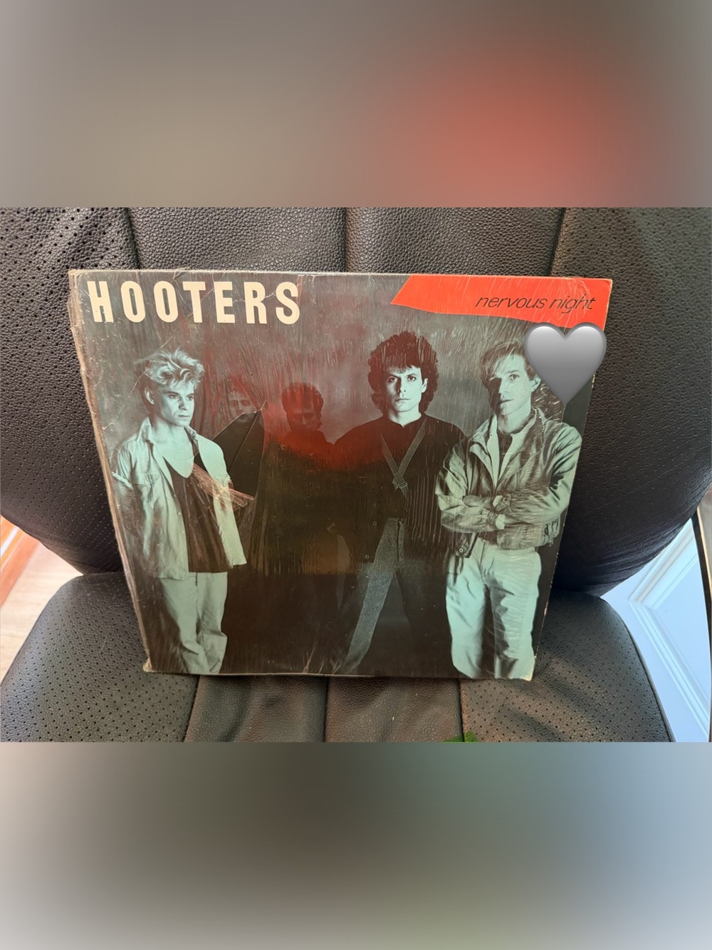The Hooters Nervous Night LP Columbia 12" 33 RPM Black Vinyl Rock Album